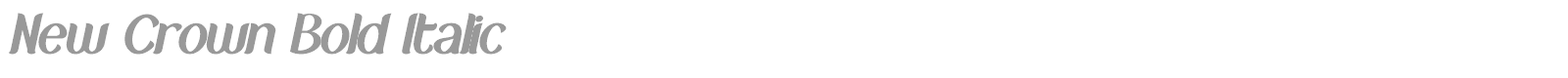 New Crown font preview